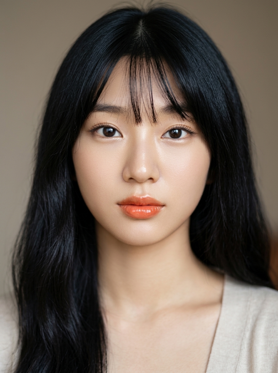 가상모델 #1257 얼굴 원본 16