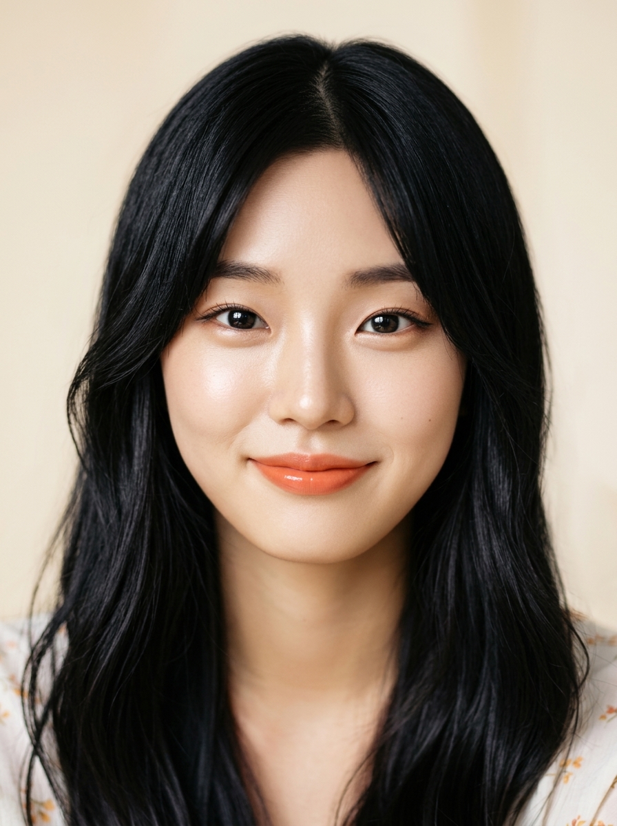 가상모델 #1257 얼굴 원본 17