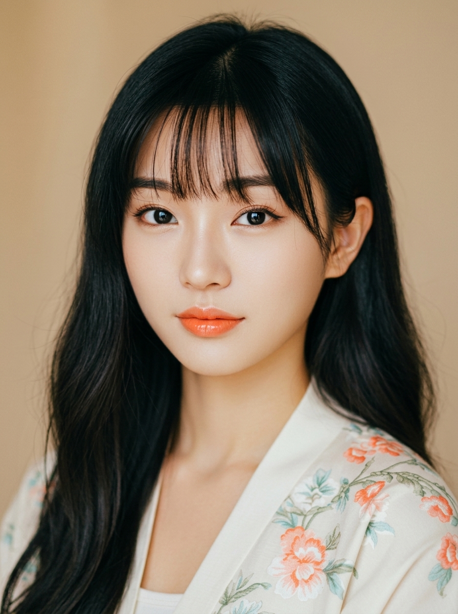 가상모델 #1257 얼굴 원본 19