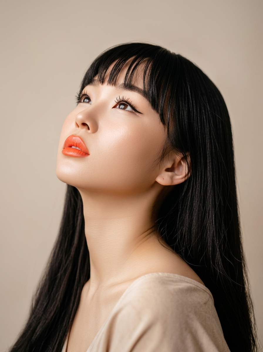 가상모델 #1258 얼굴 원본 7