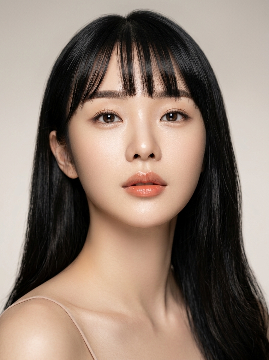 가상모델 #1258 얼굴 원본 12