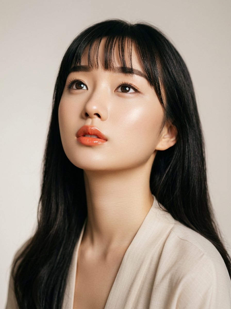 가상모델 #1258 얼굴 원본 17