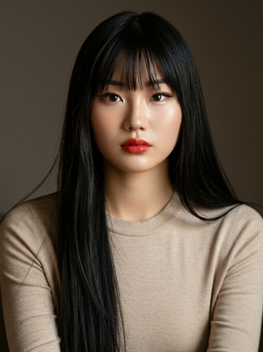 가상모델 #1259 얼굴 원본 5