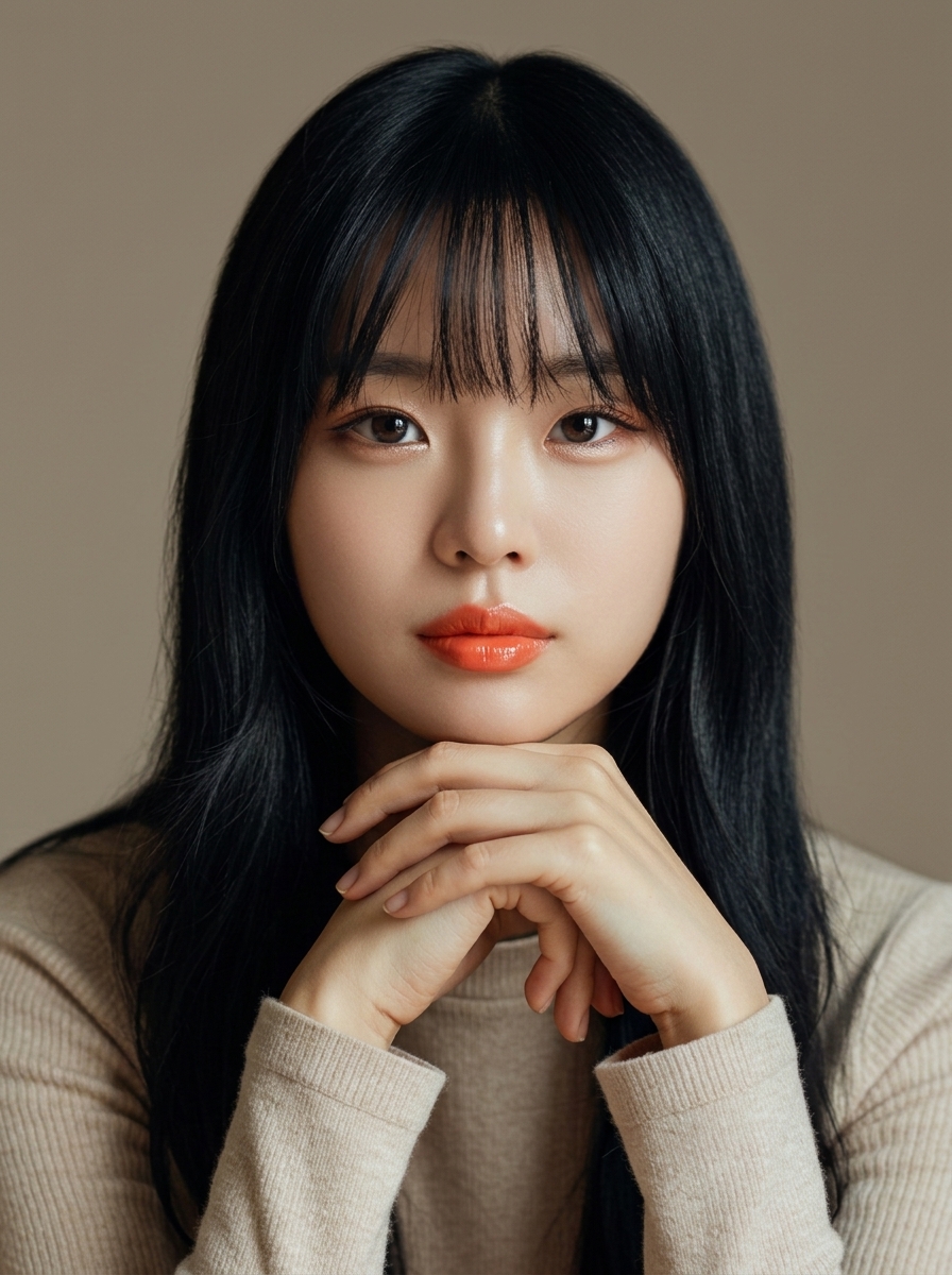 가상모델 #1259 얼굴 원본 8