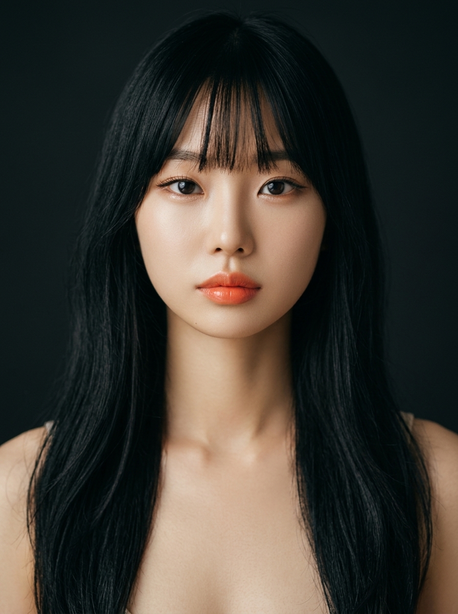 가상모델 #1259 얼굴 원본 9