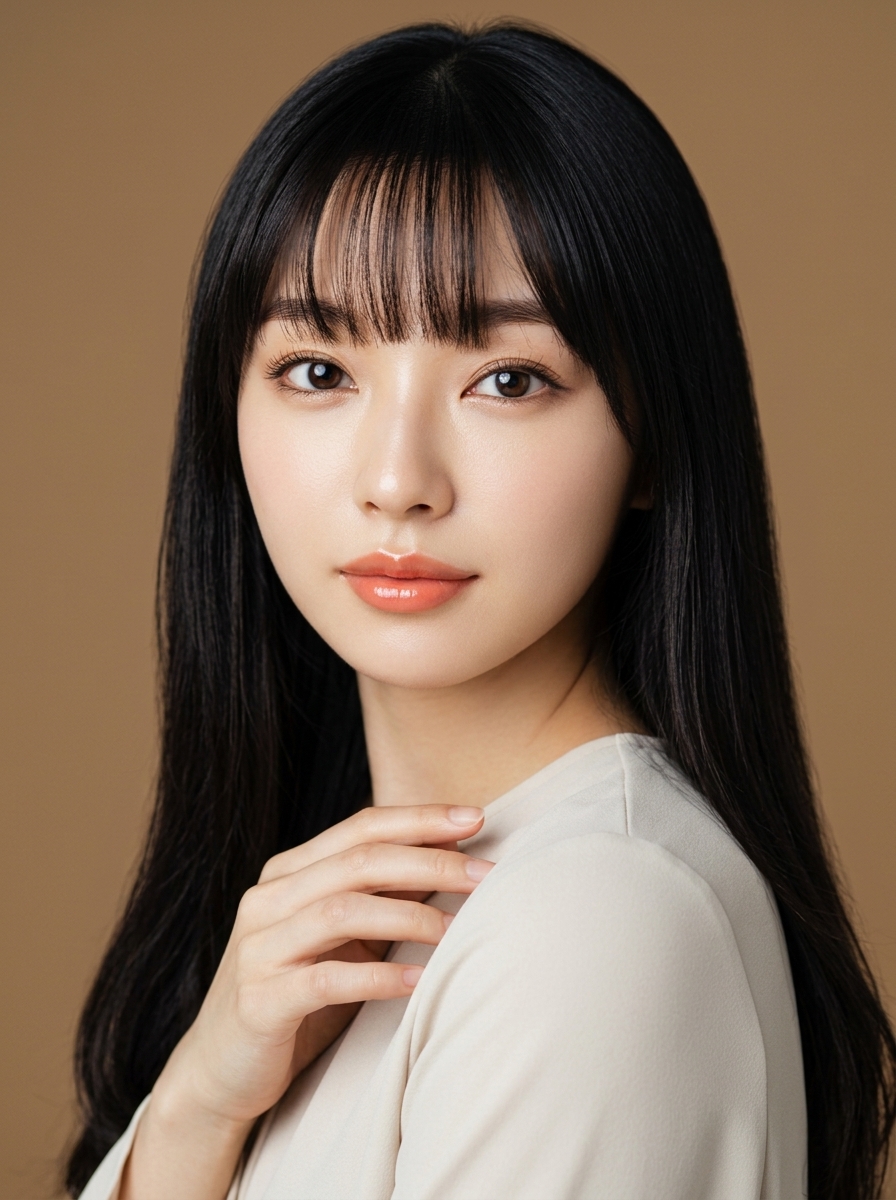 가상모델 #1260 얼굴 원본 8