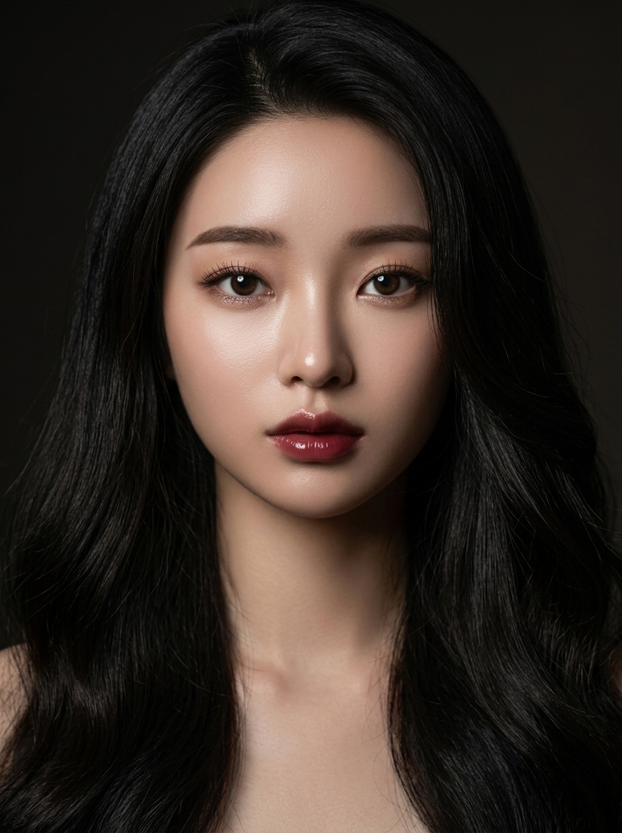 가상모델 #1262 얼굴 원본 7