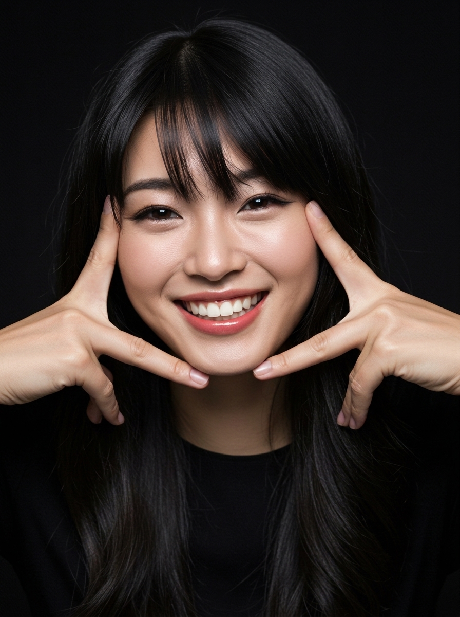 가상모델 #1274 얼굴 원본 2