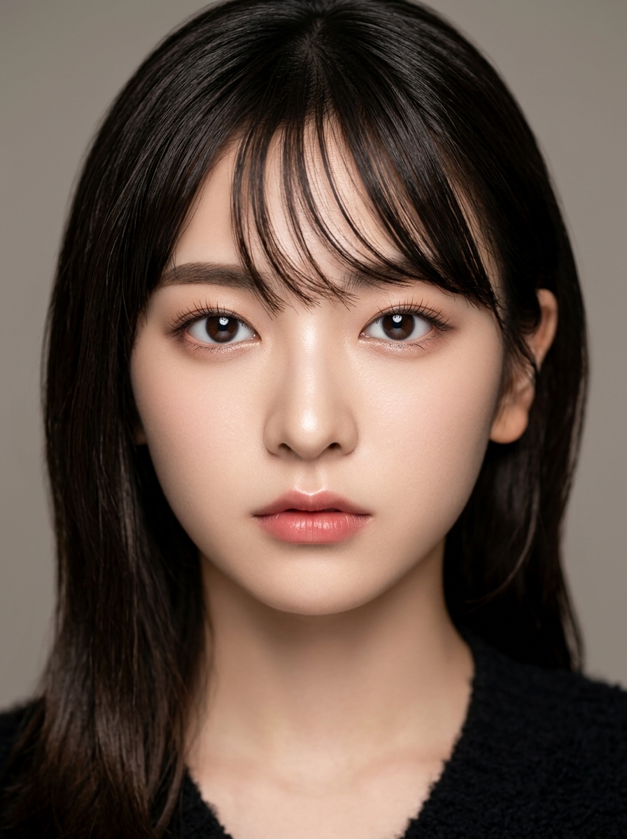 가상모델 #1329 얼굴 원본 19