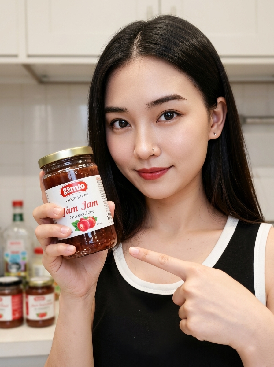 가상모델 #1342 얼굴 원본 1