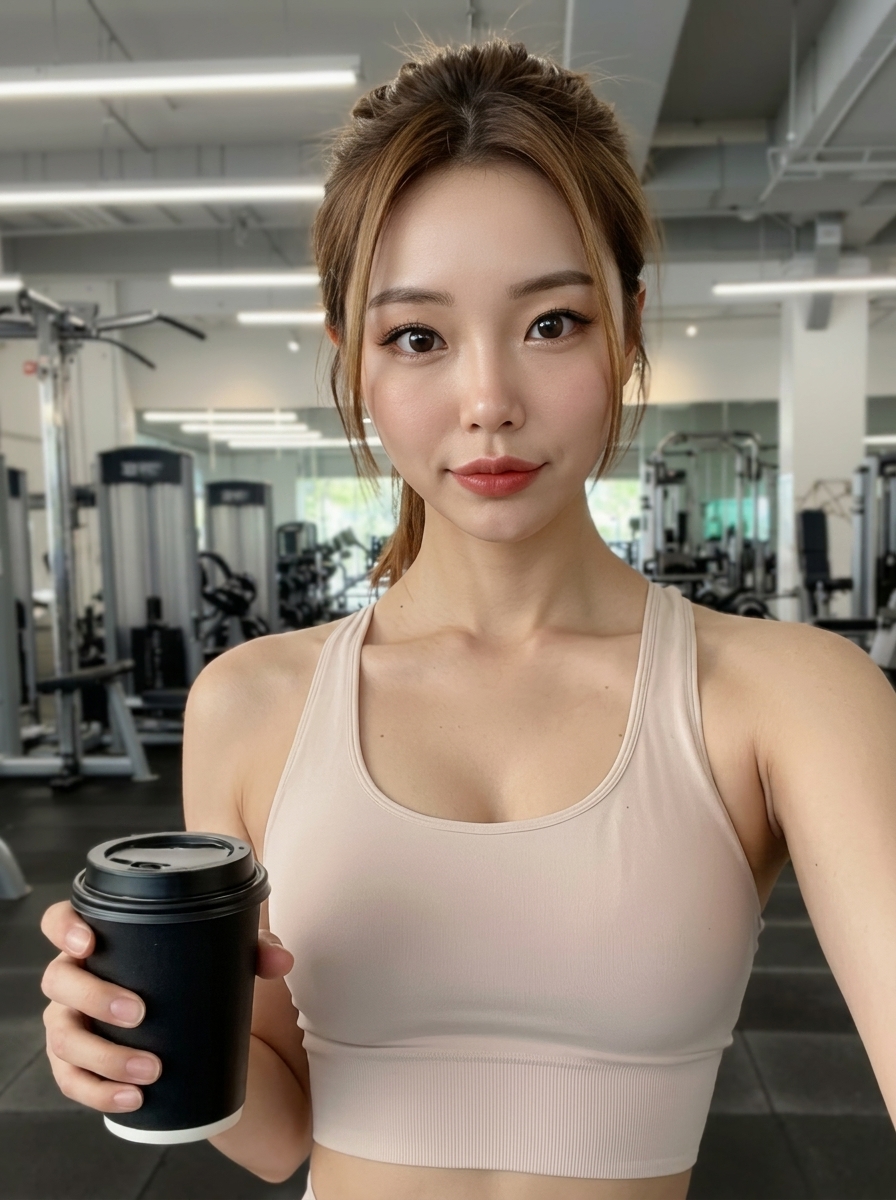가상모델 #1346 얼굴 원본 2