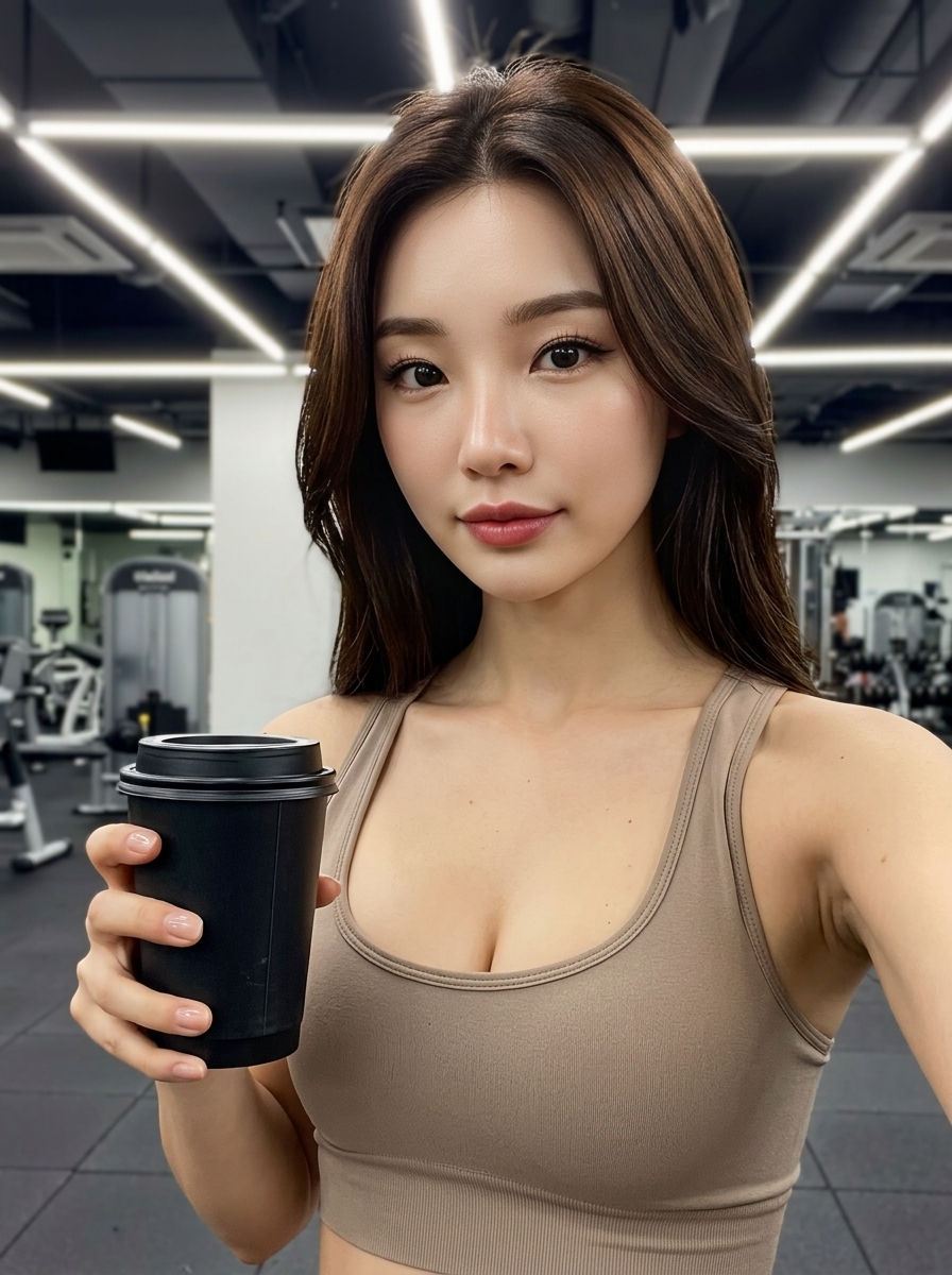 가상모델 #1346 얼굴 원본 7