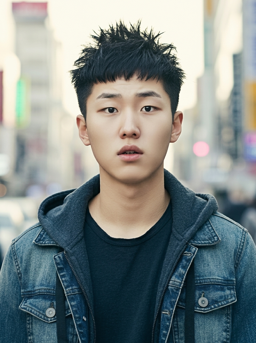 가상모델 #1364 얼굴 원본 4