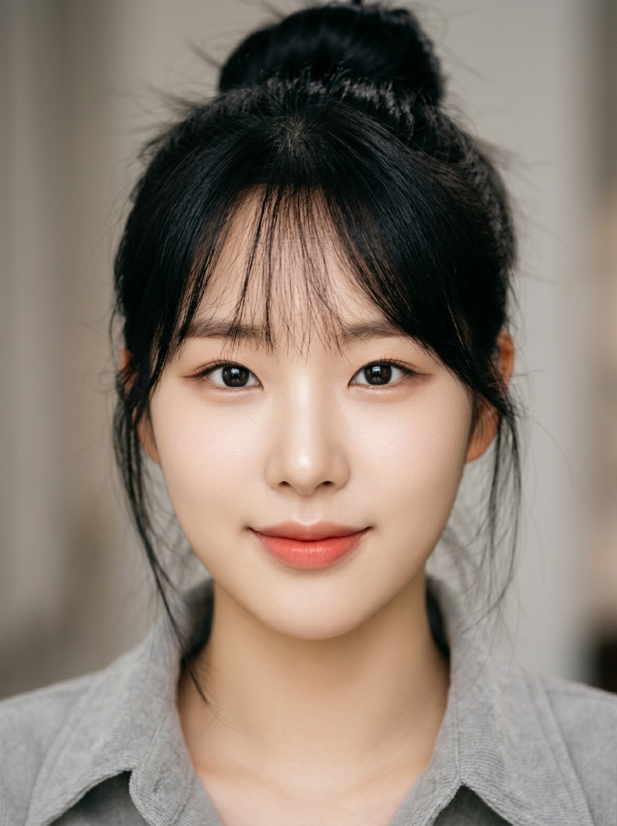 가상모델 #1372 얼굴 원본 8
