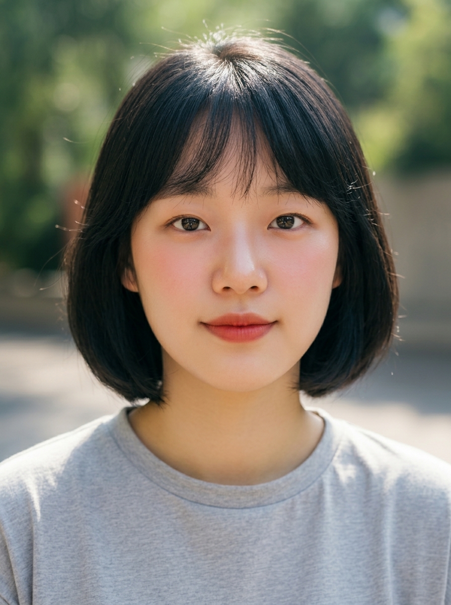 가상모델 #1372 얼굴 원본 9