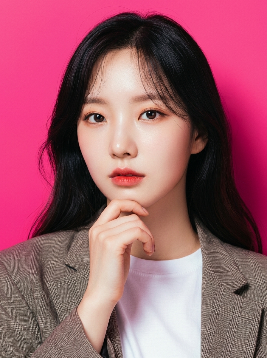 가상모델 #1372 얼굴 원본 12