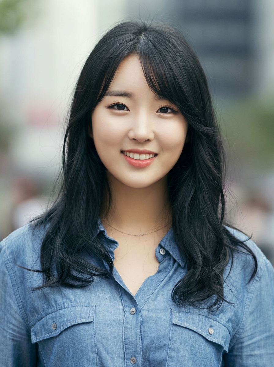 가상모델 #1372 얼굴 원본 23