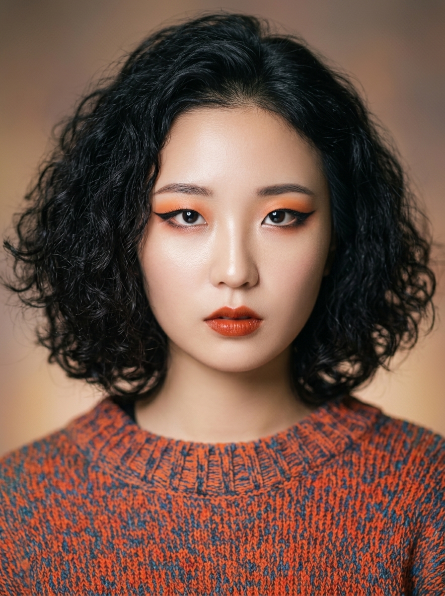 가상모델 #1374 얼굴 원본 3