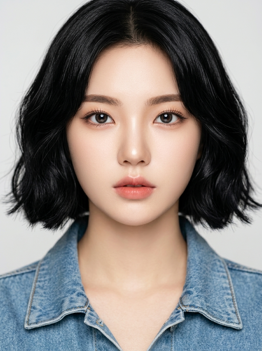 가상모델 #1374 얼굴 원본 12