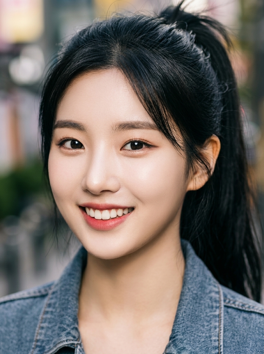 가상모델 #1374 얼굴 원본 14