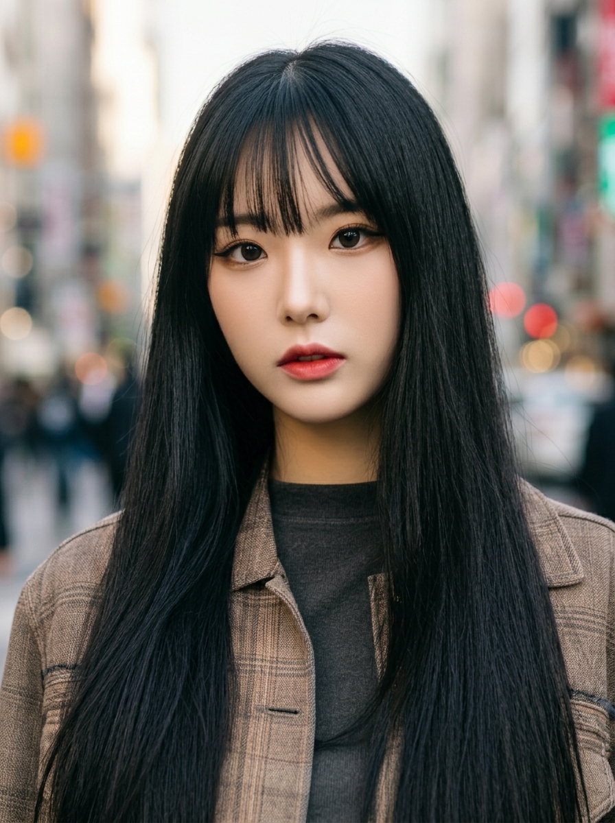 가상모델 #1374 얼굴 원본 21