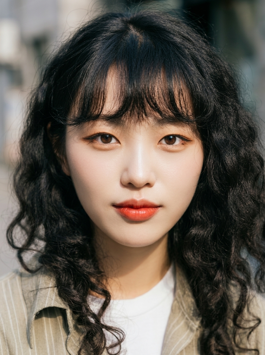 가상모델 #1374 얼굴 원본 24