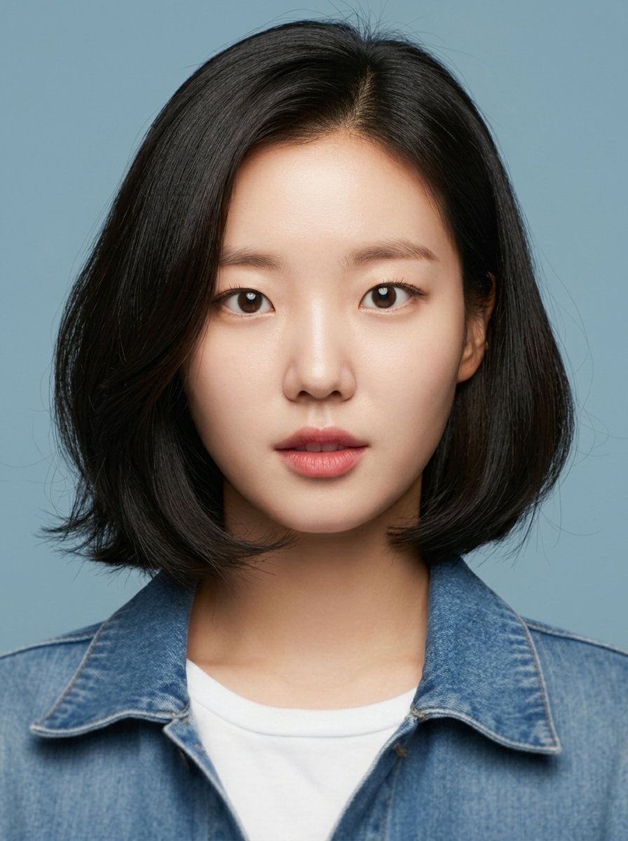 가상모델 #1375 얼굴 원본 1