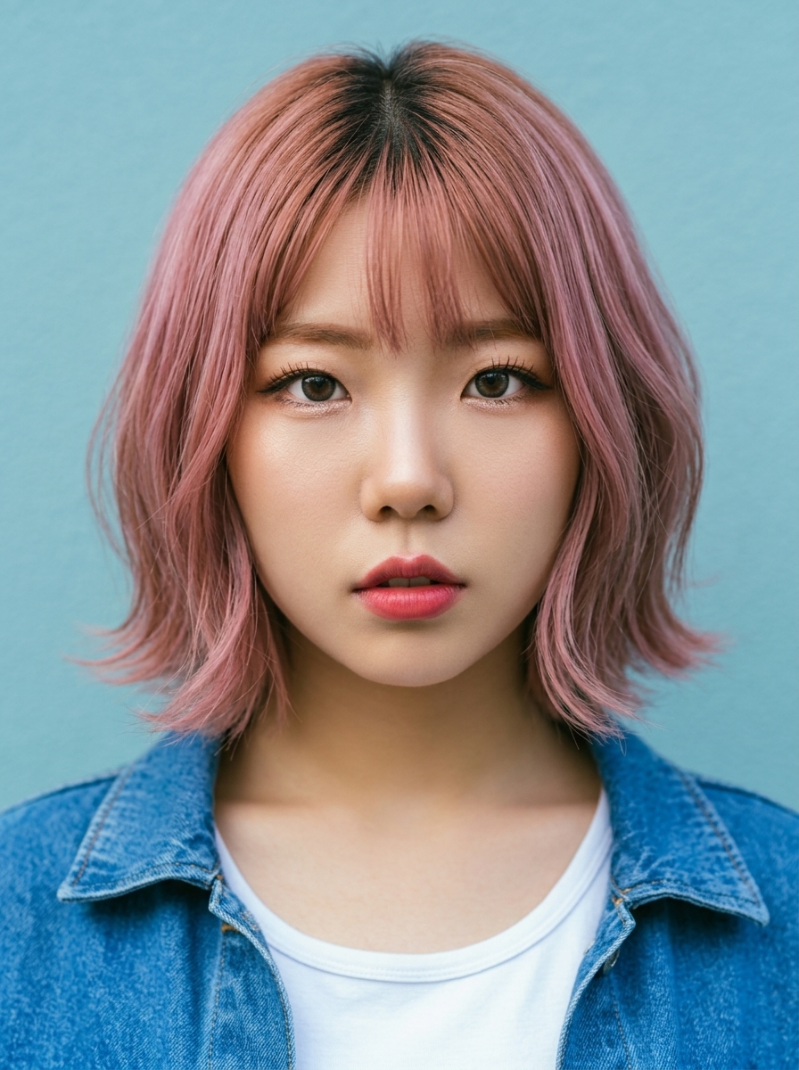 가상모델 #1375 얼굴 원본 2