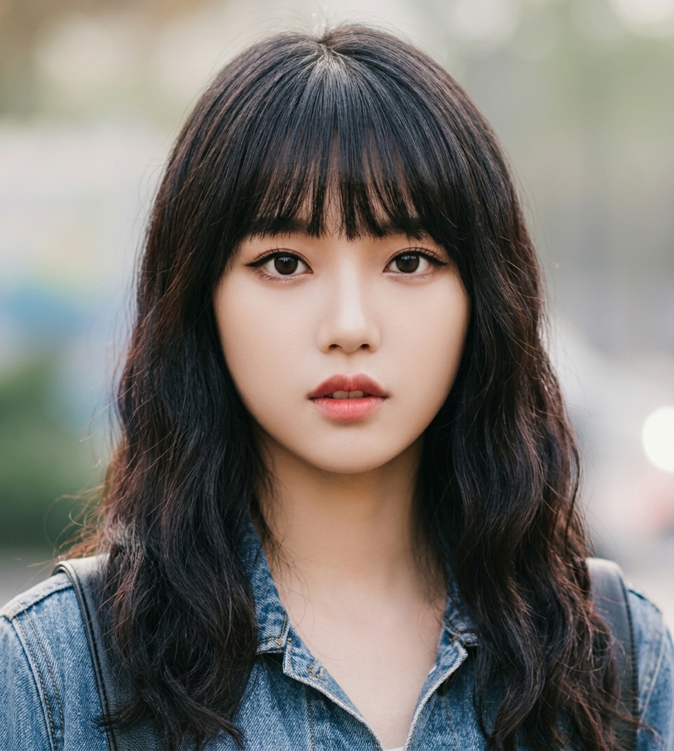 가상모델 #1375 얼굴 원본 4