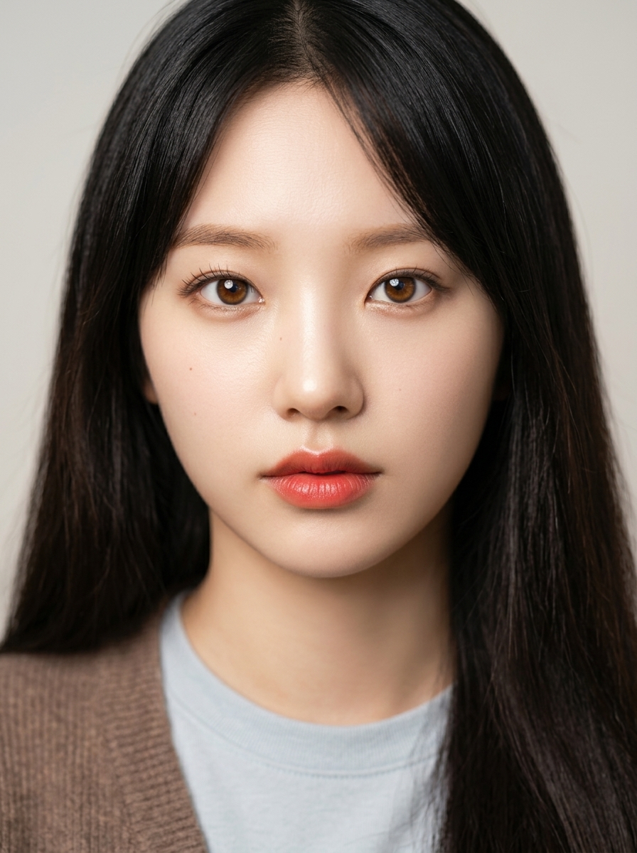 가상모델 #1375 얼굴 원본 6