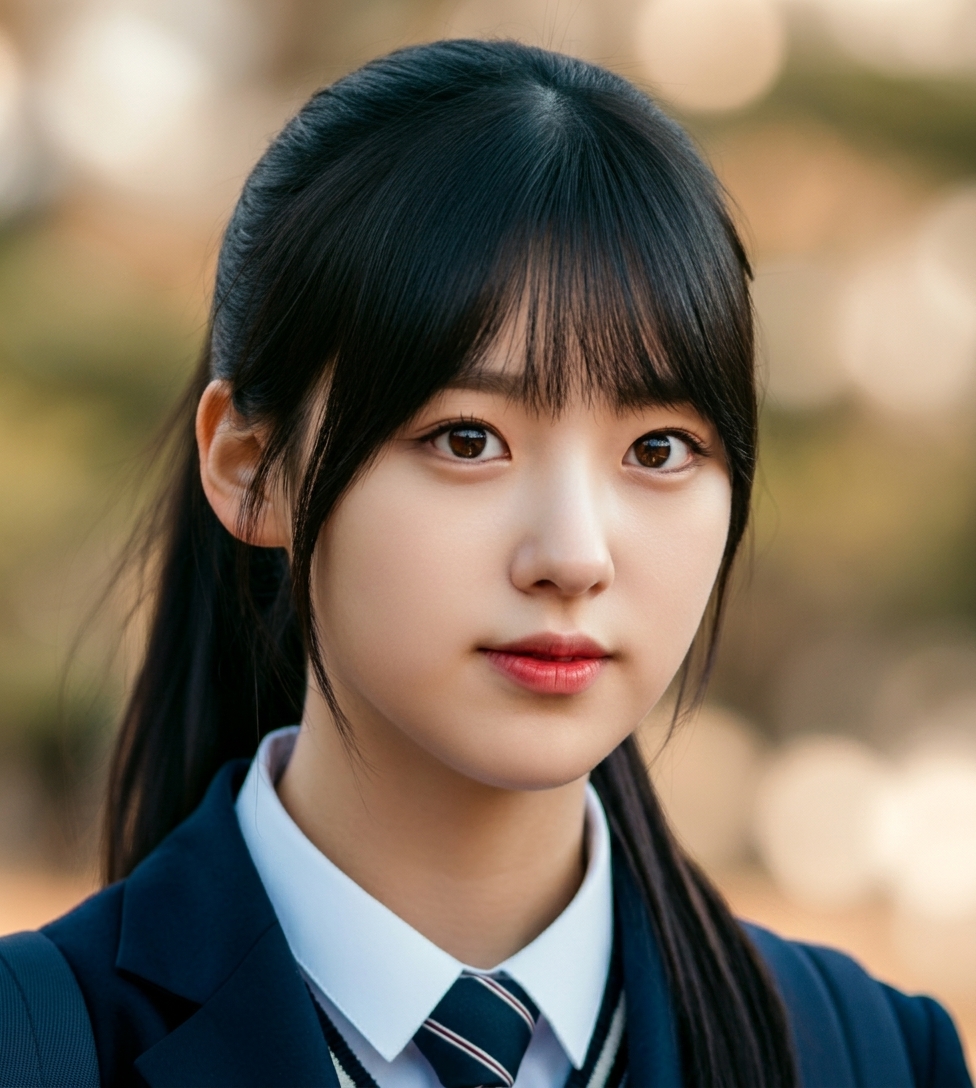 가상모델 #1375 얼굴 원본 21