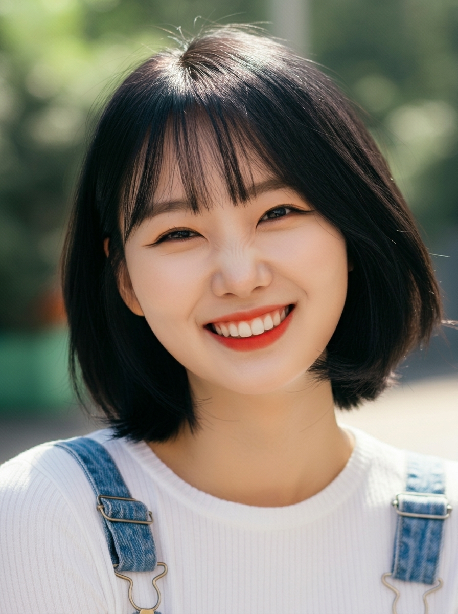 가상모델 #1376 얼굴 원본 2
