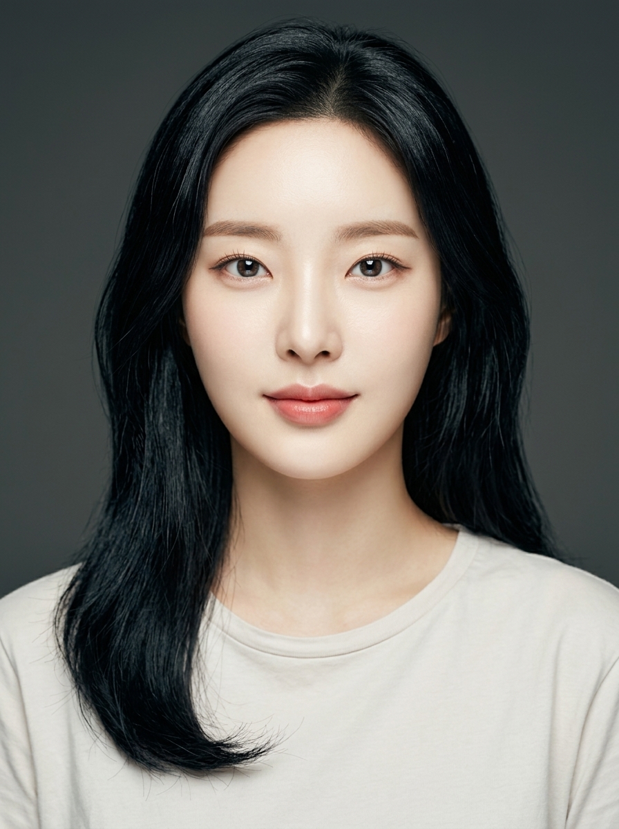 가상모델 #1376 얼굴 원본 9