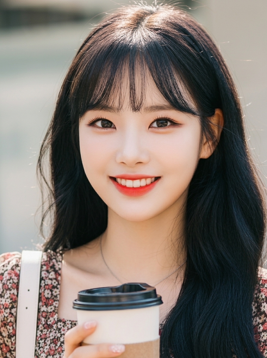 가상모델 #1376 얼굴 원본 11