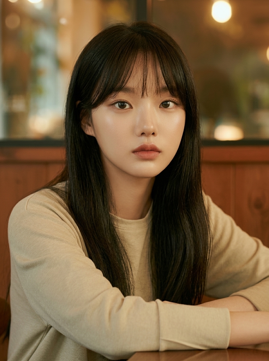 가상모델 #1376 얼굴 원본 13
