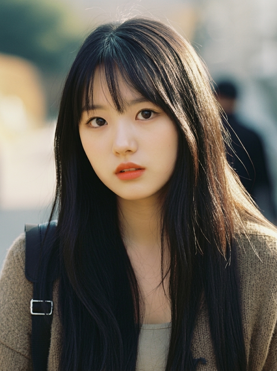 가상모델 #1376 얼굴 원본 19