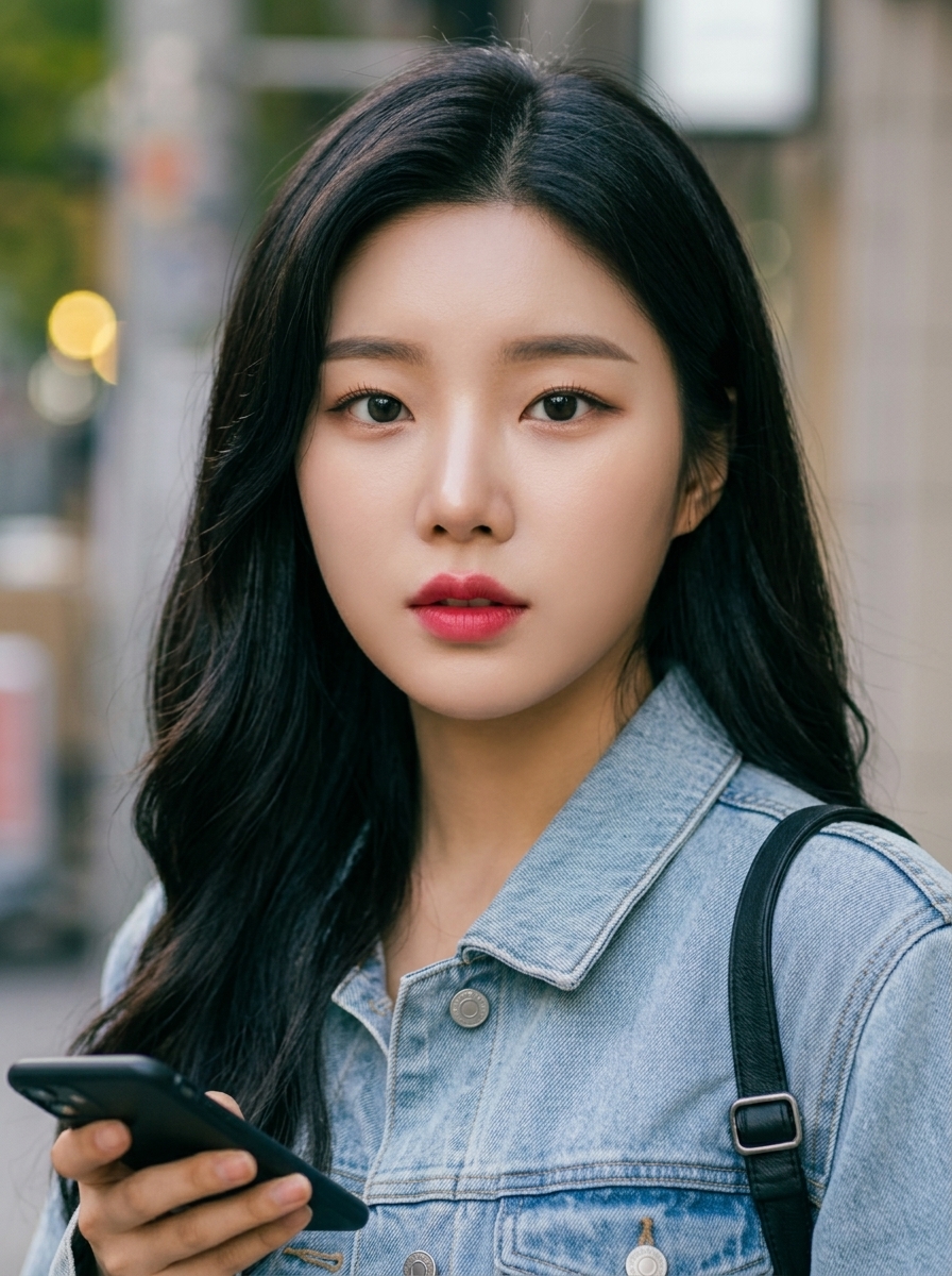 가상모델 #1376 얼굴 원본 20