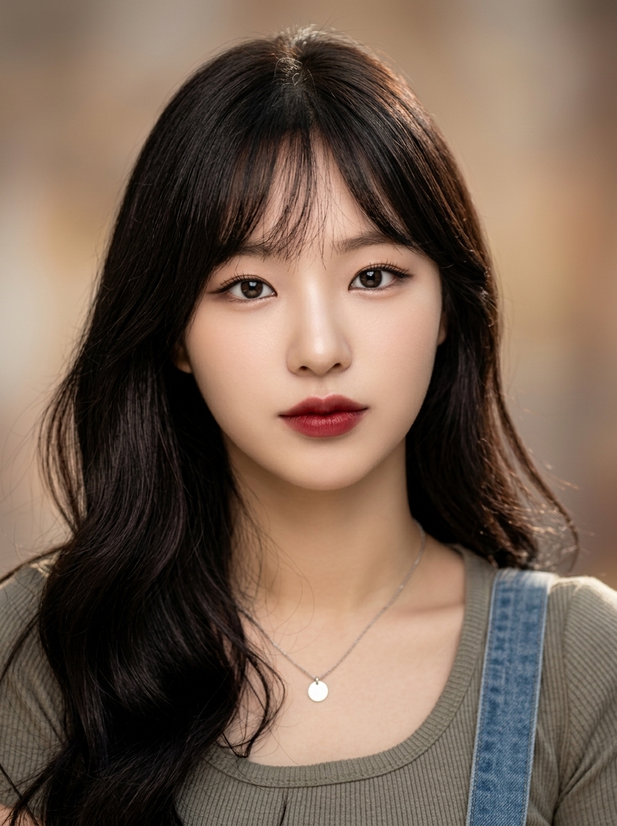 가상모델 #1379 얼굴 원본 9