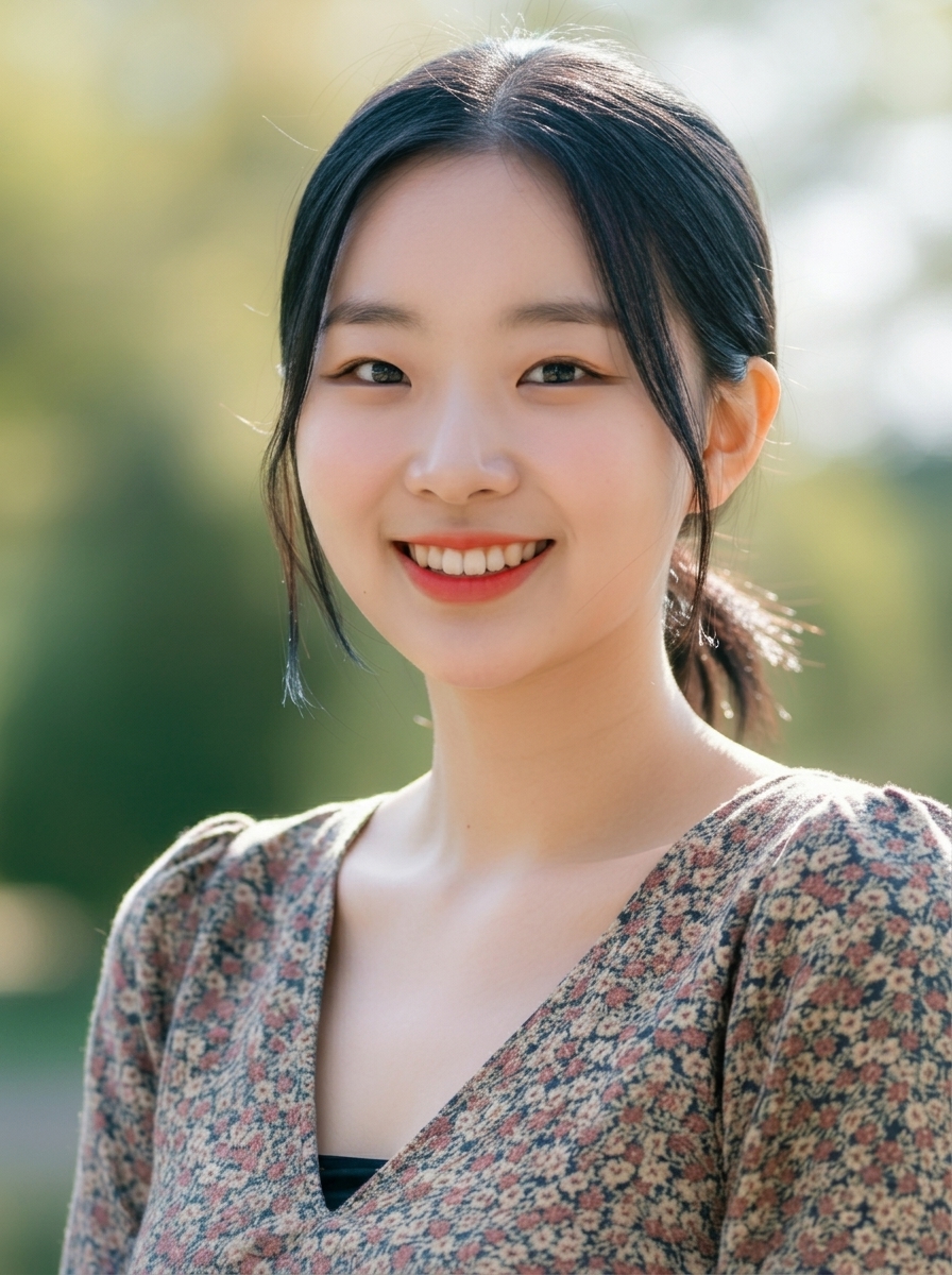 가상모델 #1382 얼굴 원본 7