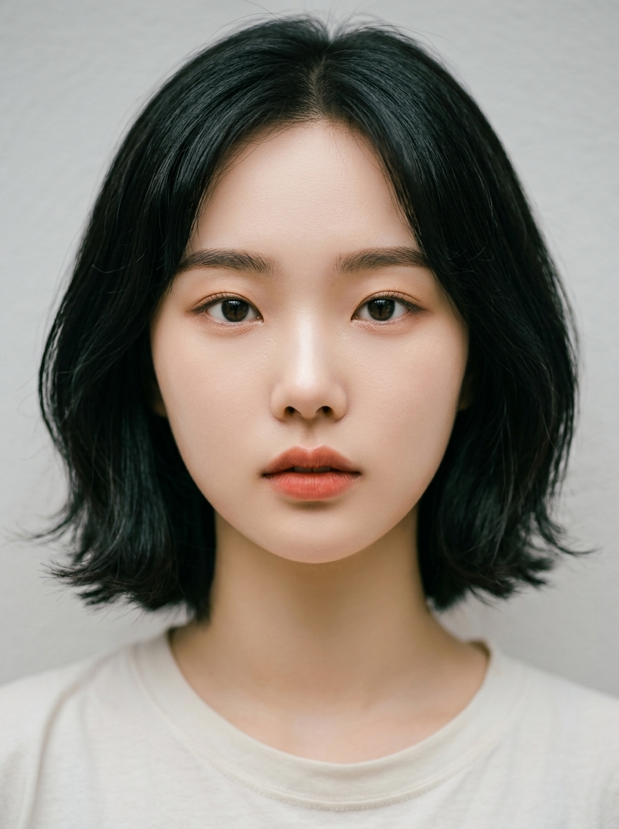 가상모델 #1383 얼굴 원본 1