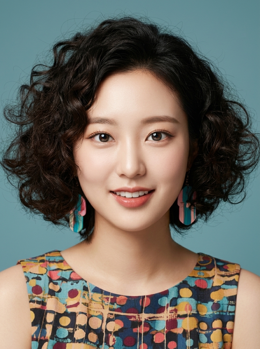 가상모델 #1383 얼굴 원본 4