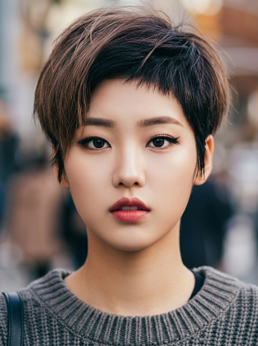 가상모델 #1383 얼굴 원본 9