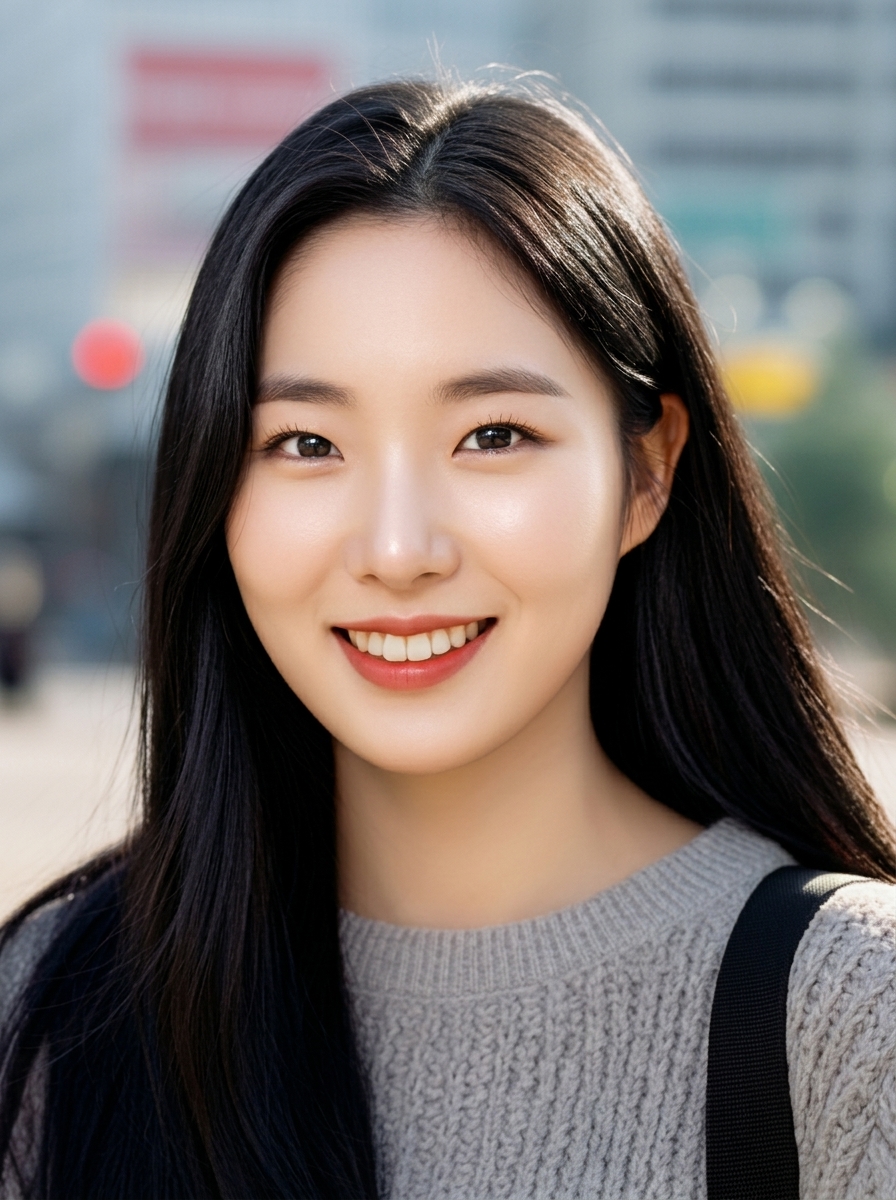가상모델 #1383 얼굴 원본 11