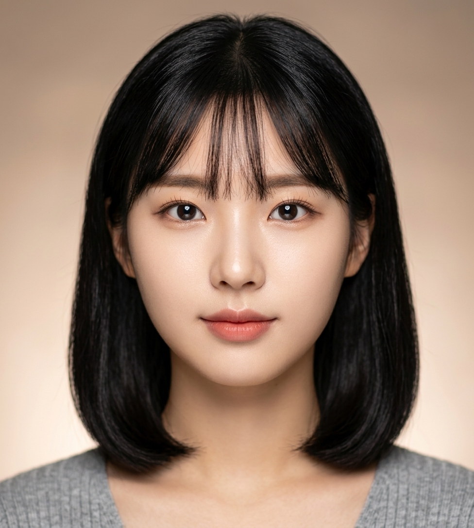 가상모델 #1383 얼굴 원본 12