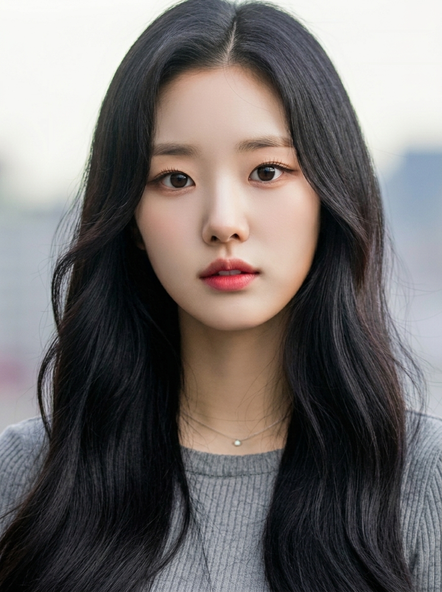 가상모델 #1383 얼굴 원본 16