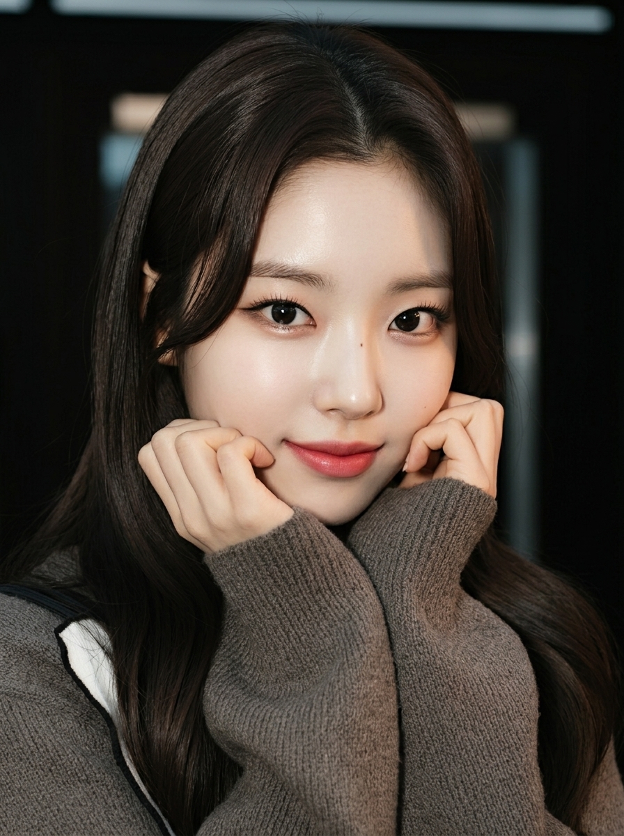 가상모델 #1384 얼굴 원본 2