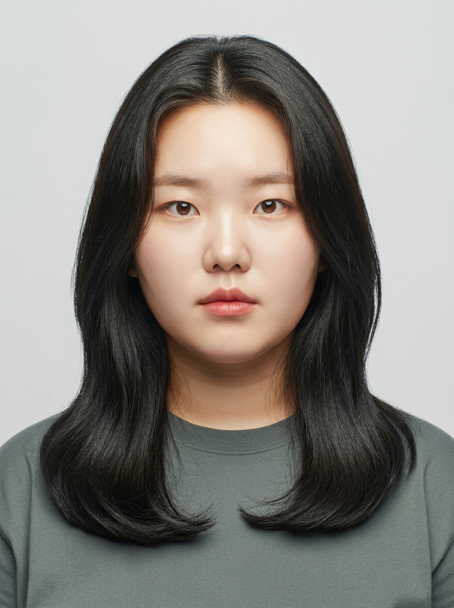 가상모델 #1384 얼굴 원본 5