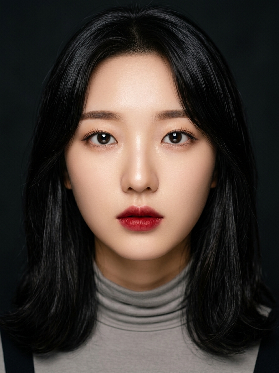 가상모델 #1384 얼굴 원본 12