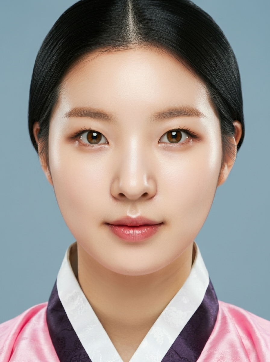 가상모델 #1384 얼굴 원본 16