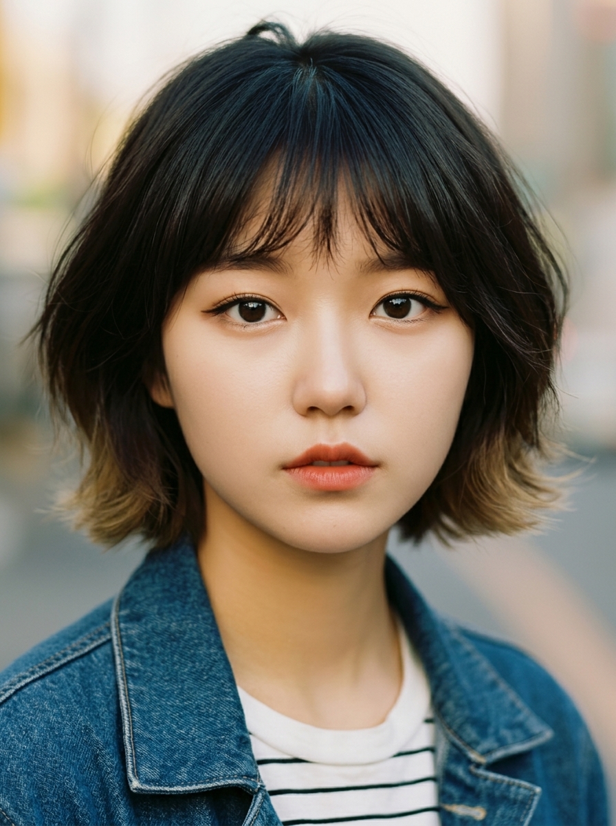 가상모델 #1385 얼굴 원본 1